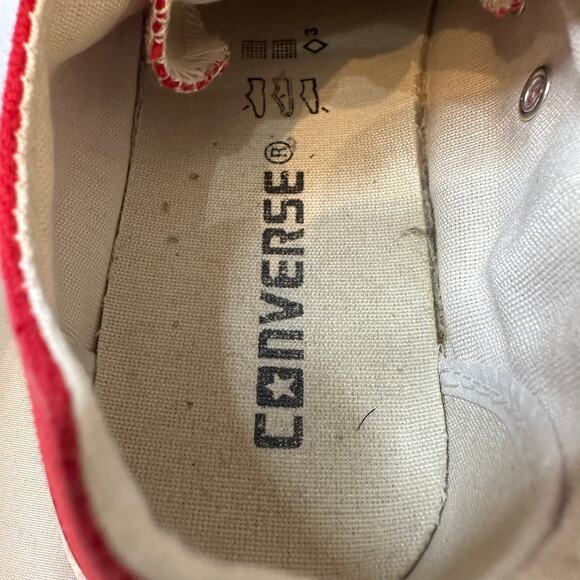 Converse Chuck Taylor All Star Low-Top Sneakers Red Size 6 - Picture 4 of 6
